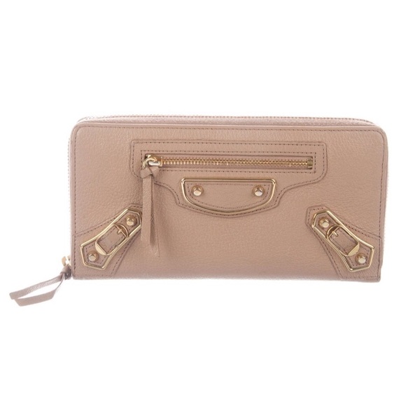 Balenciaga Handbags - BALENCIAGA Motocross Classic Zip Around Wallet